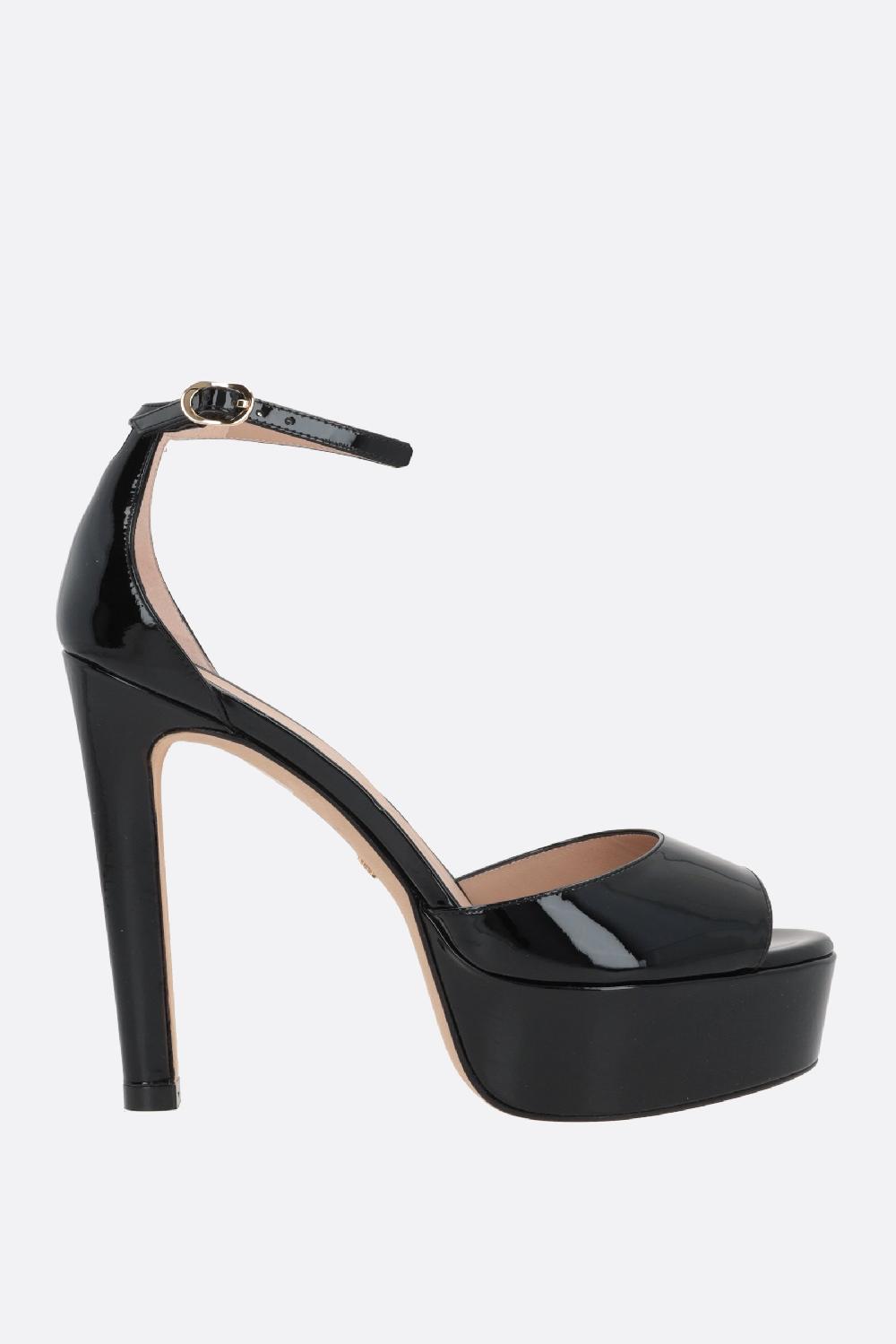 STUART WEITZMAN sandalo Discoplatform in vernice