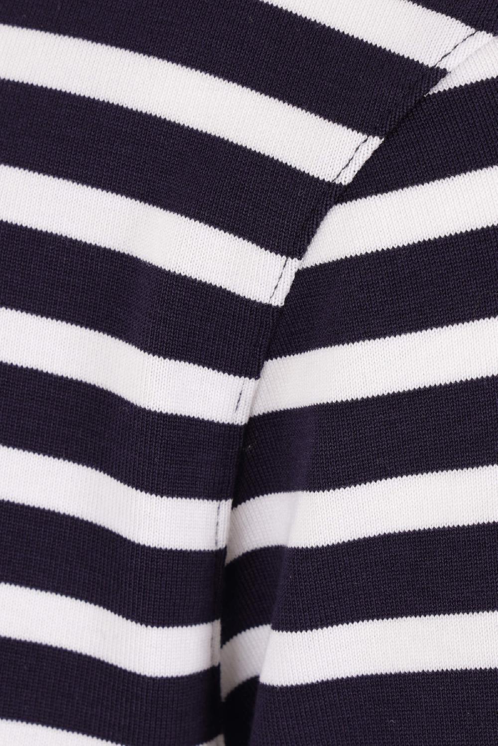 MAISON KITSUNÉ T-shirt A Maniche Lunghe In Jersey A Righe