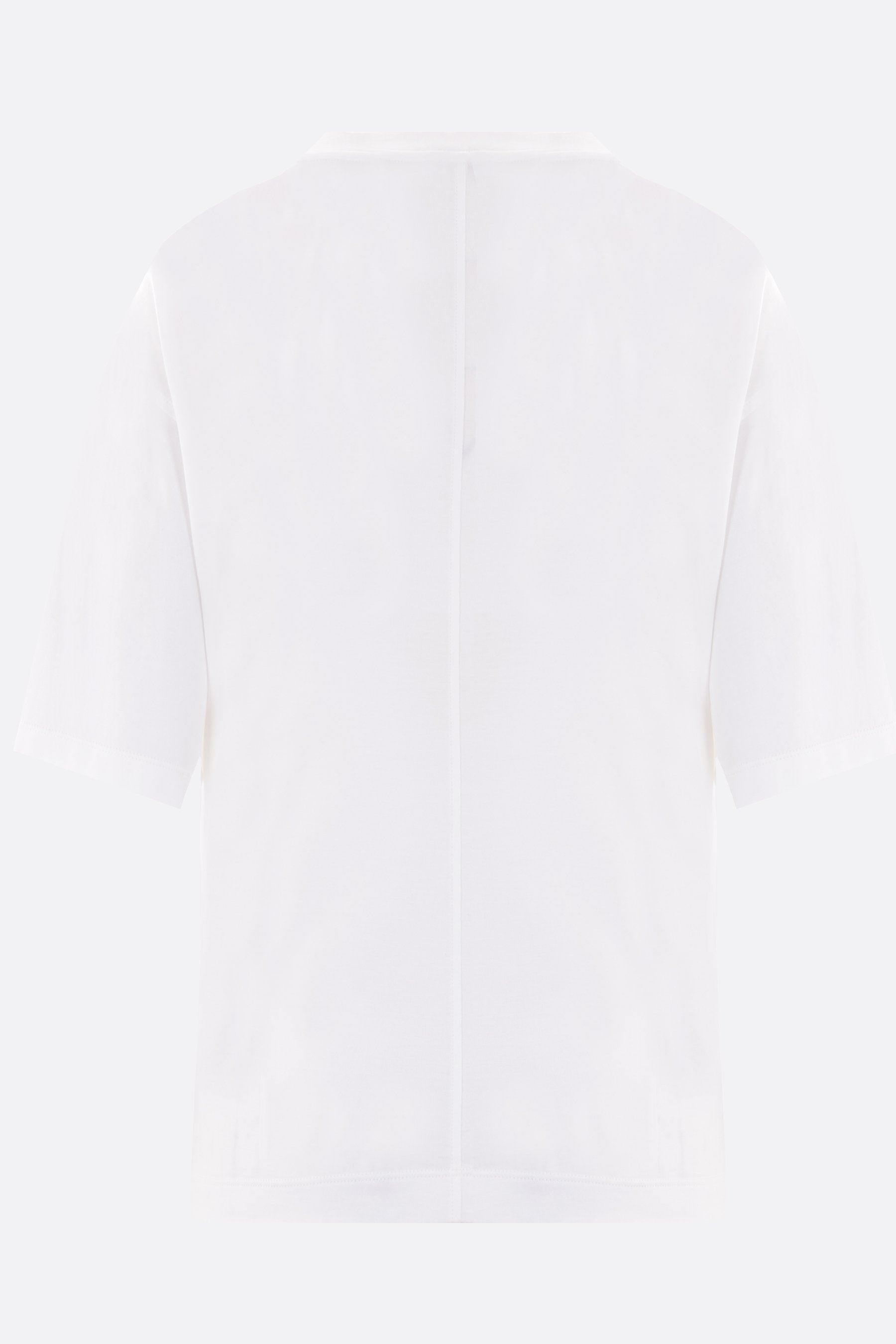 BRUNELLO CUCINELLI T-shirt In Cotone Con Precious Flower Crest