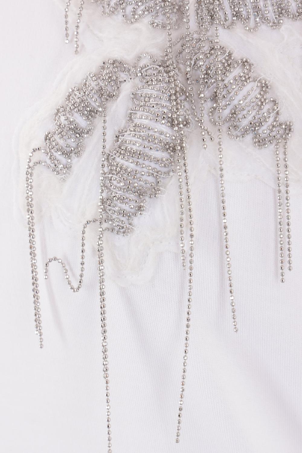 BRUNELLO CUCINELLI T-shirt In Cotone Con Precious Flower Crest