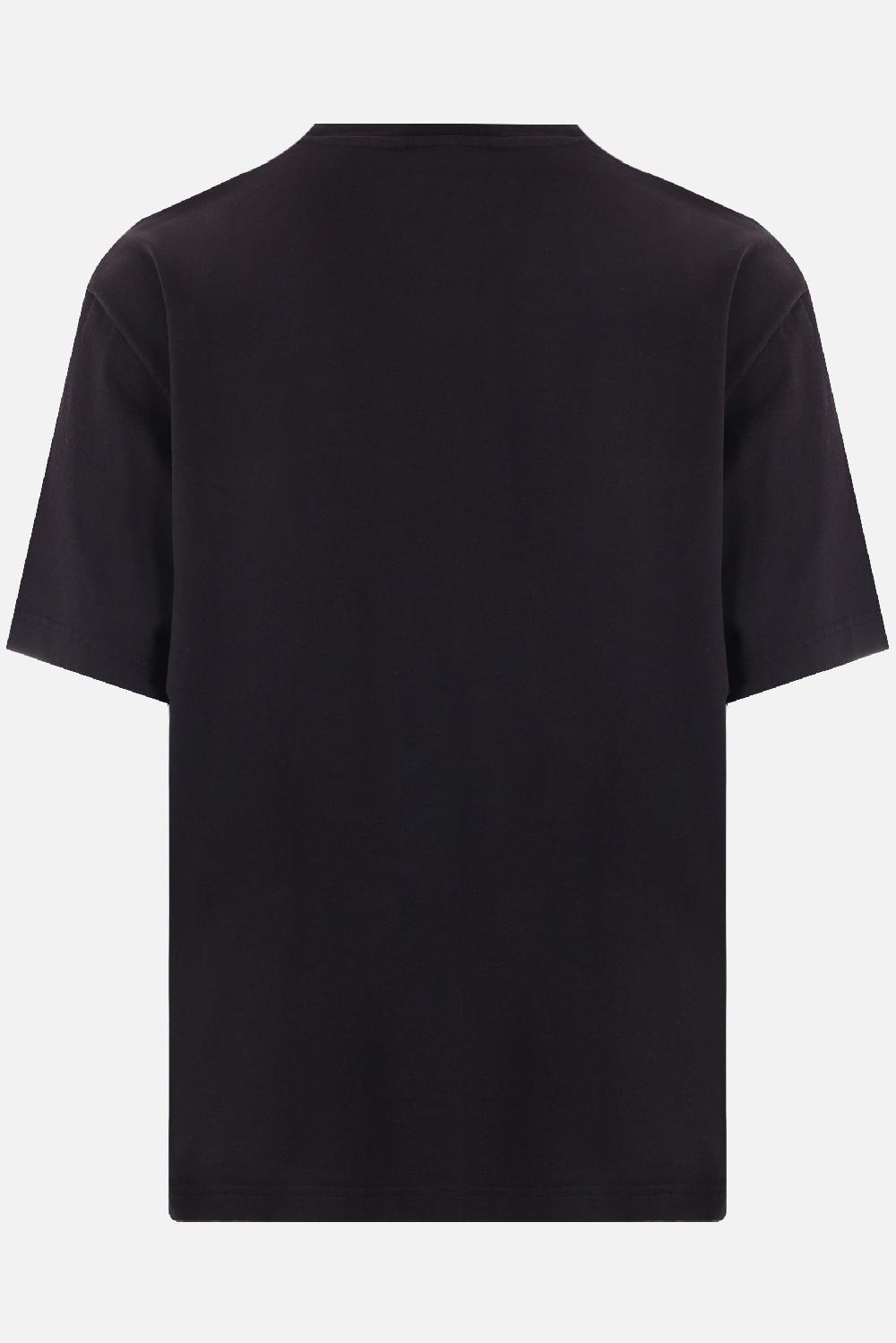 PALM ANGELS T-shirt In Cotone Con Stampa Logo Lettering