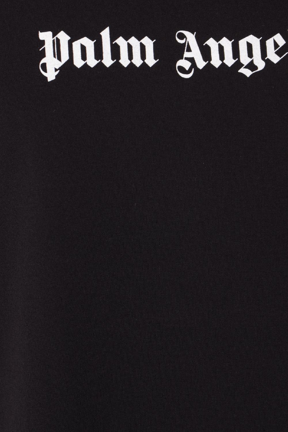 PALM ANGELS T-shirt In Cotone Con Stampa Logo Lettering