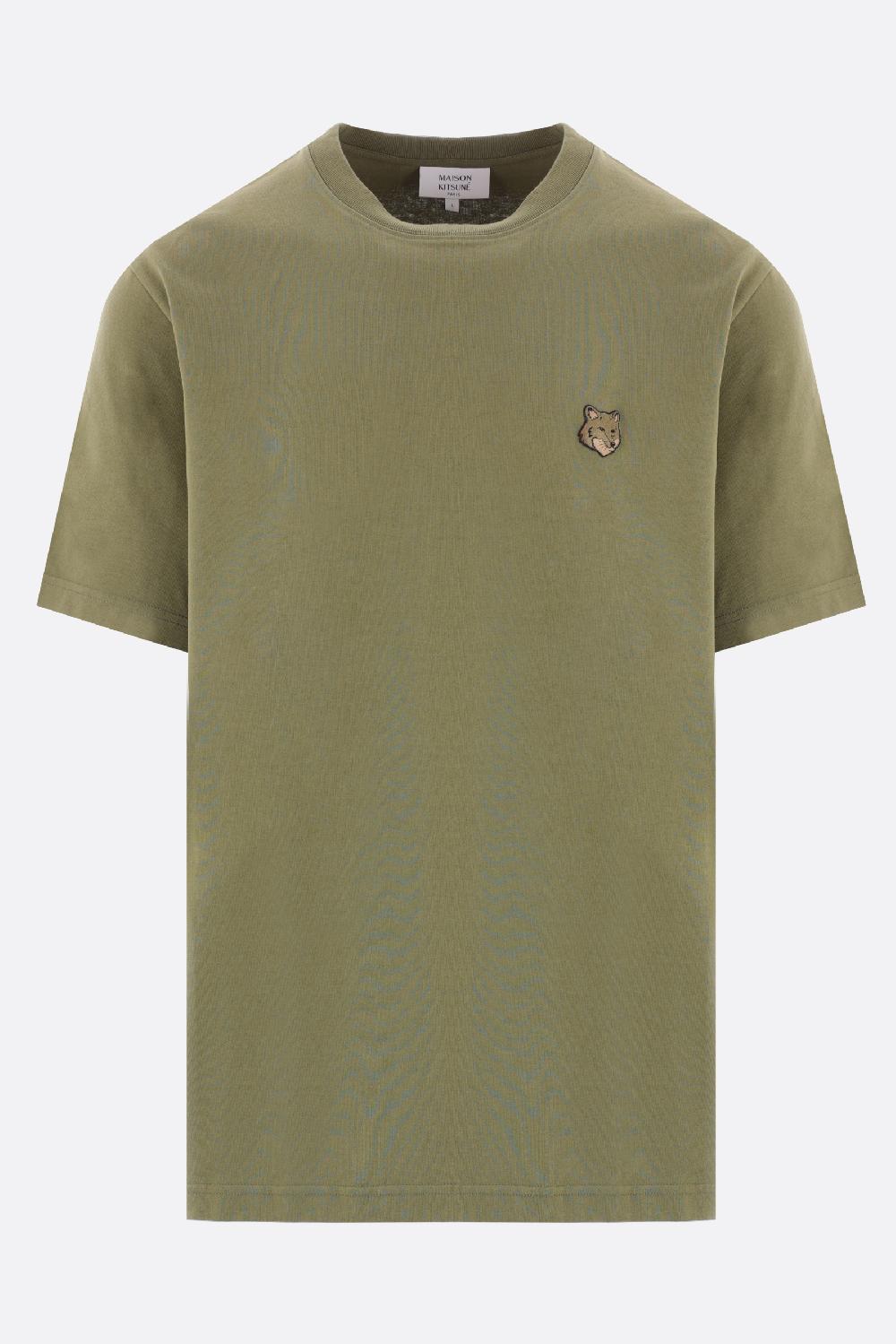 MAISON KITSUNÉ T-shirt In Cotone Patch Bold Fox Head