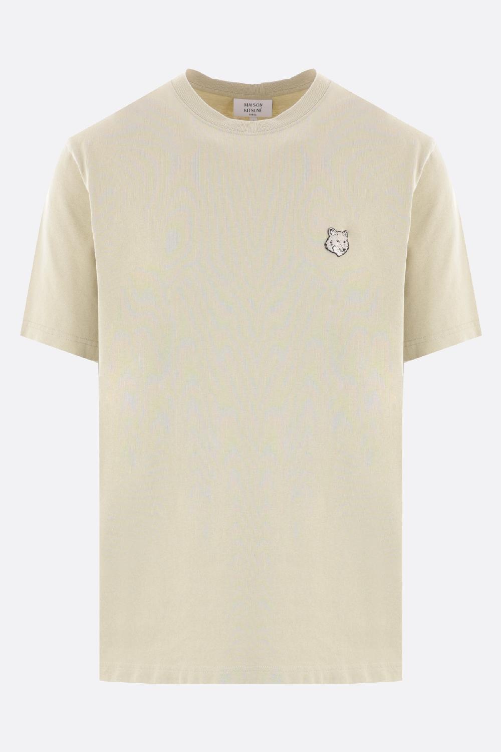 MAISON KITSUNÉ T-shirt In Cotone Patch Bold Fox Head