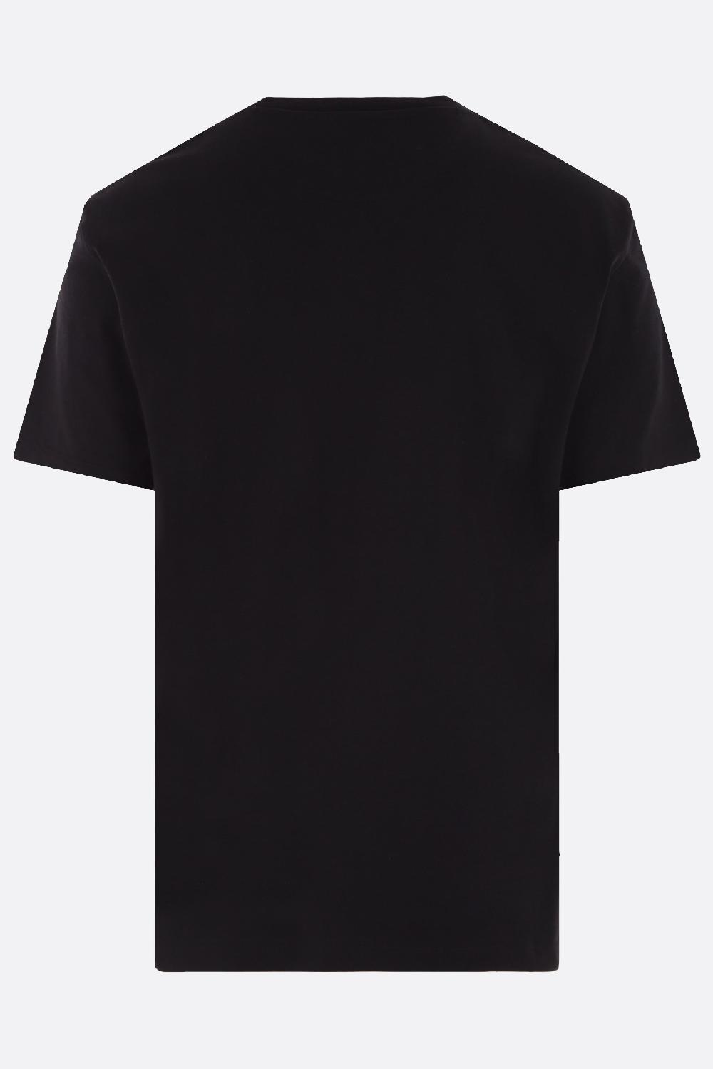VALENTINO GARAVANI T-shirt In Cotone Patch Vlogo Signature