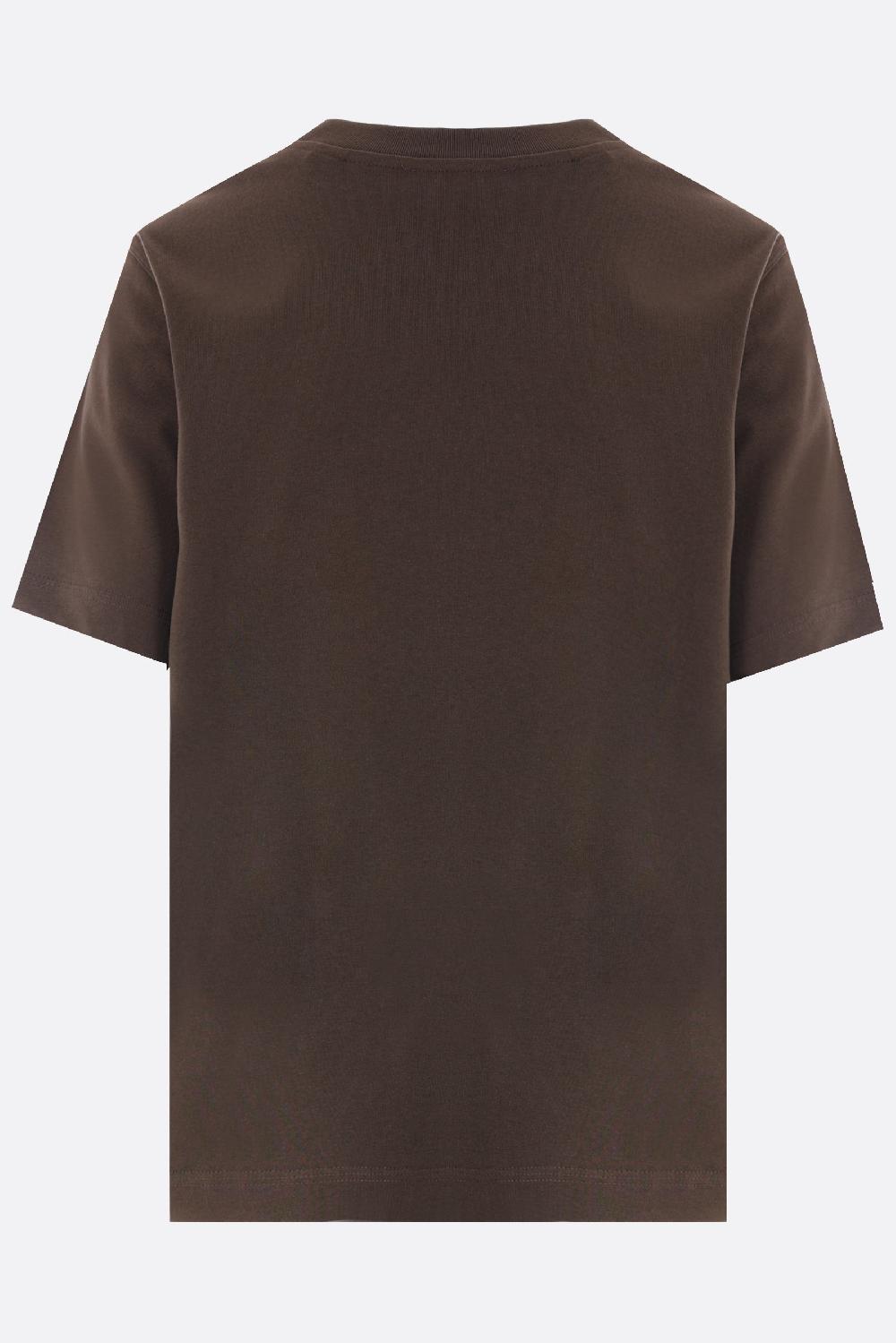 BURBERRY T-shirt In Cotone Stampa Equestrian Knight