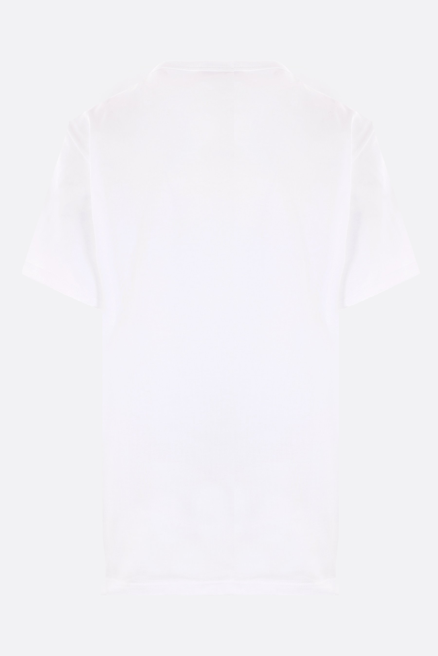 ALEXANDER McQUEEN T-shirt In Cotone Stampa Logo Varisty