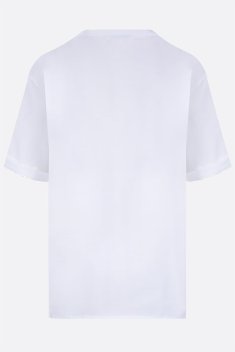 SAINT LAURENT T-shirt In Cotone Stampa Saint Laurent