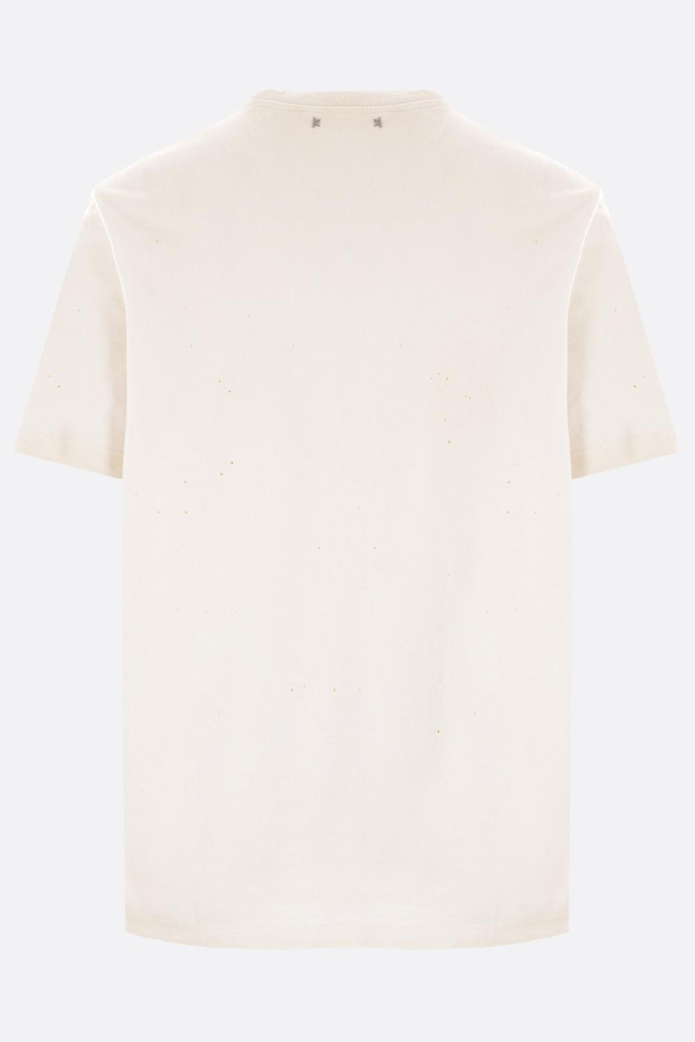 GOLDEN GOOSE DELUXE BRAND T-shirt In Cotone Stampa The Golden Club