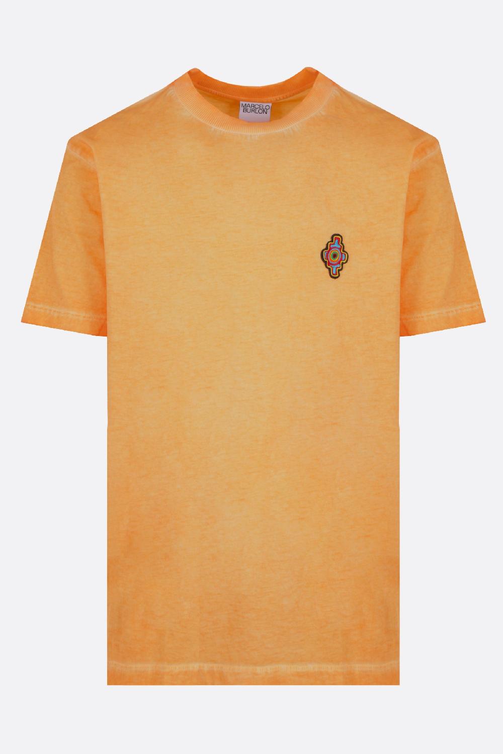 MARCELO BURLON COUNTY OF MILAN t-shirt Sunset Cross in cotone organico