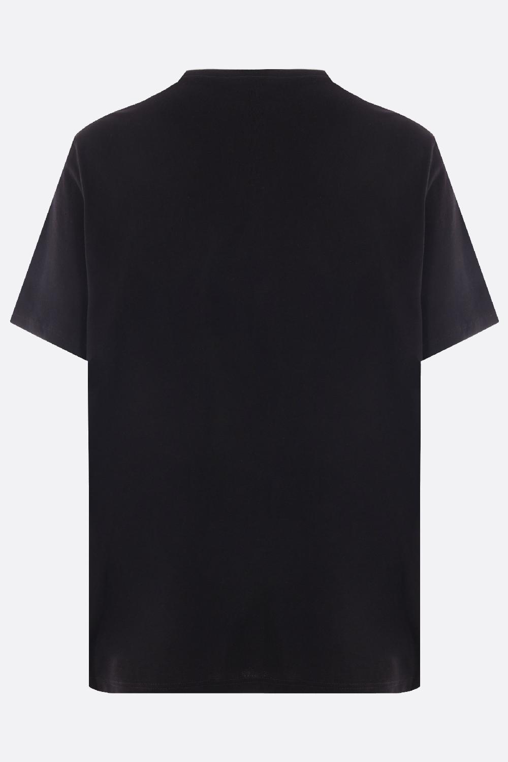 ALEXANDER McQUEEN T-shirt Wax Flower Skull In Cotone