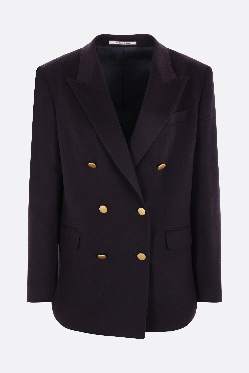 TAGLIATORE giacca doppiopetto Jasmine in cashmere