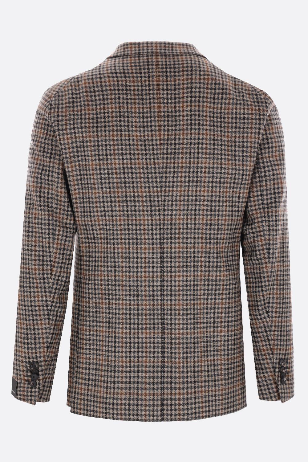 TAGLIATORE Giacca Monopetto In Lana Check