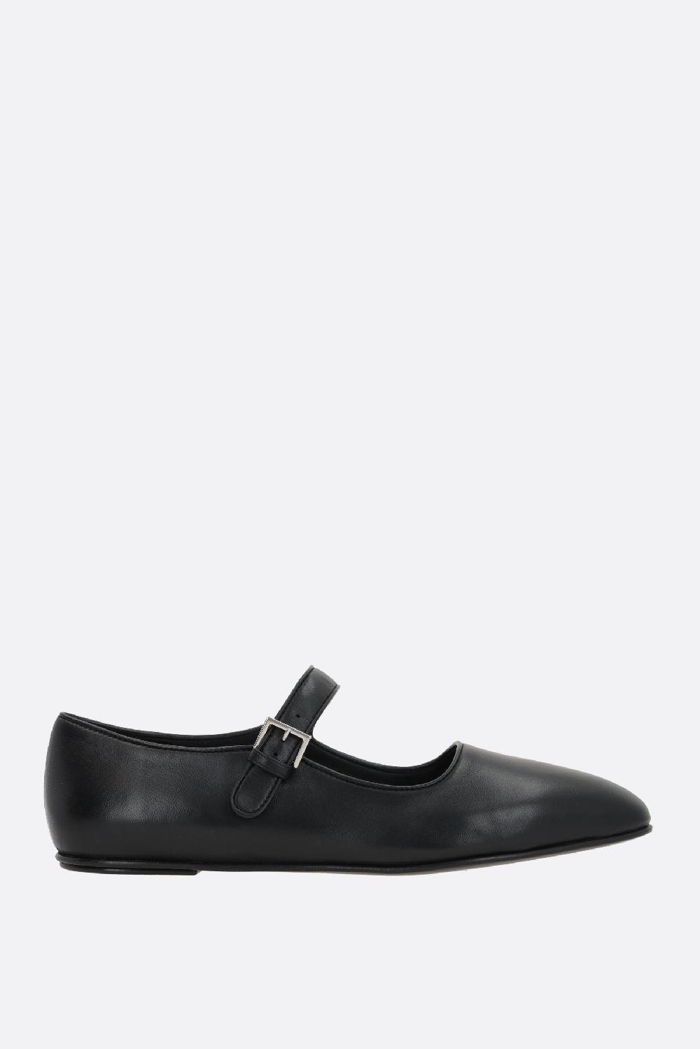 THE ROW ballerina mary-jane Ava in nappa