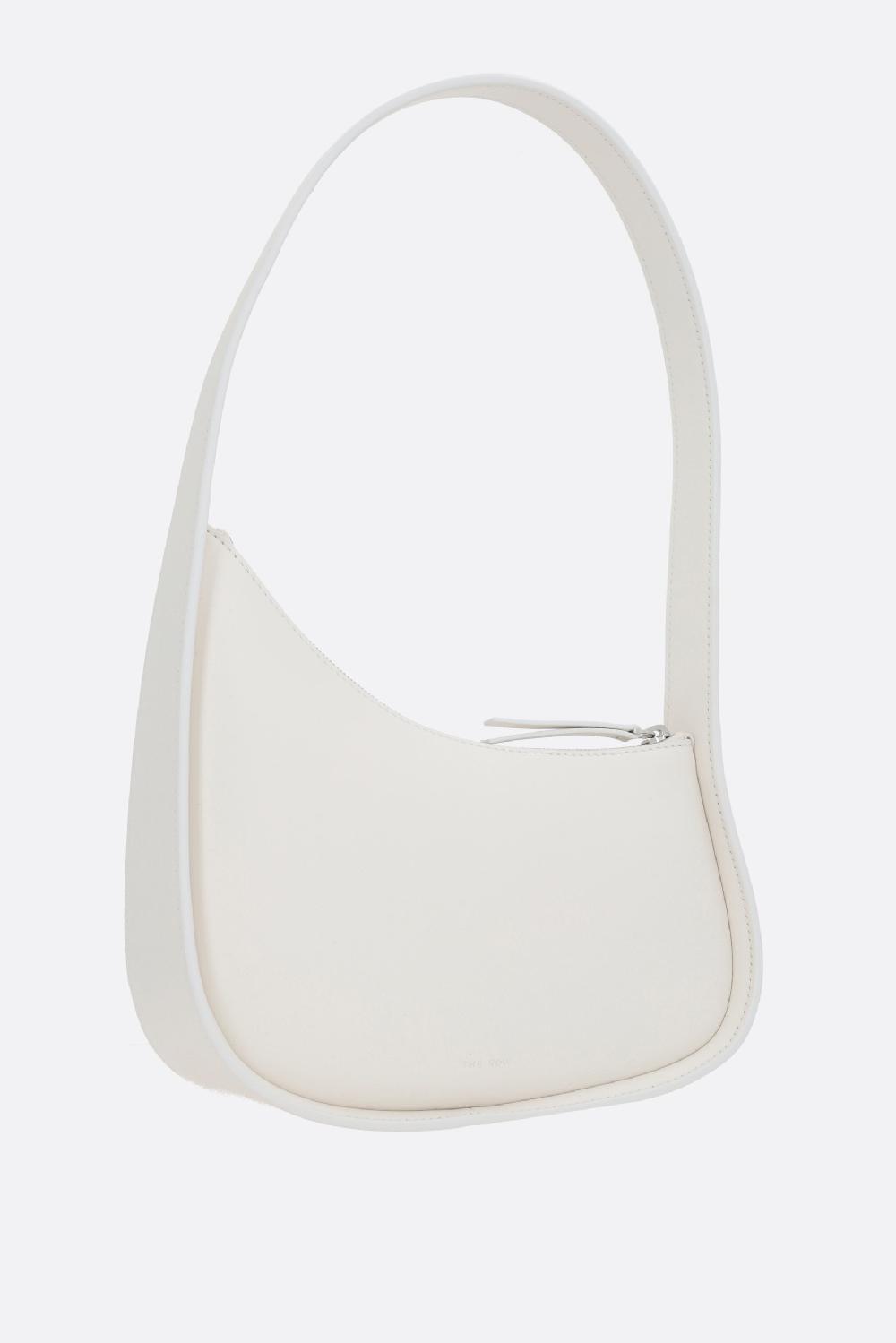 THE ROW Borsa A Spalla Half Moon In Pelle Liscia