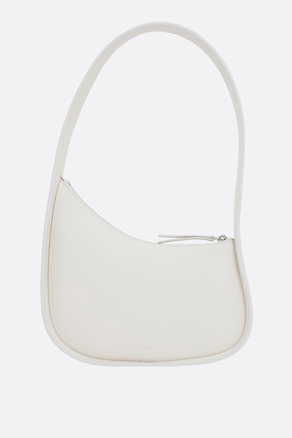 THE ROW borsa a spalla Half Moon in pelle liscia