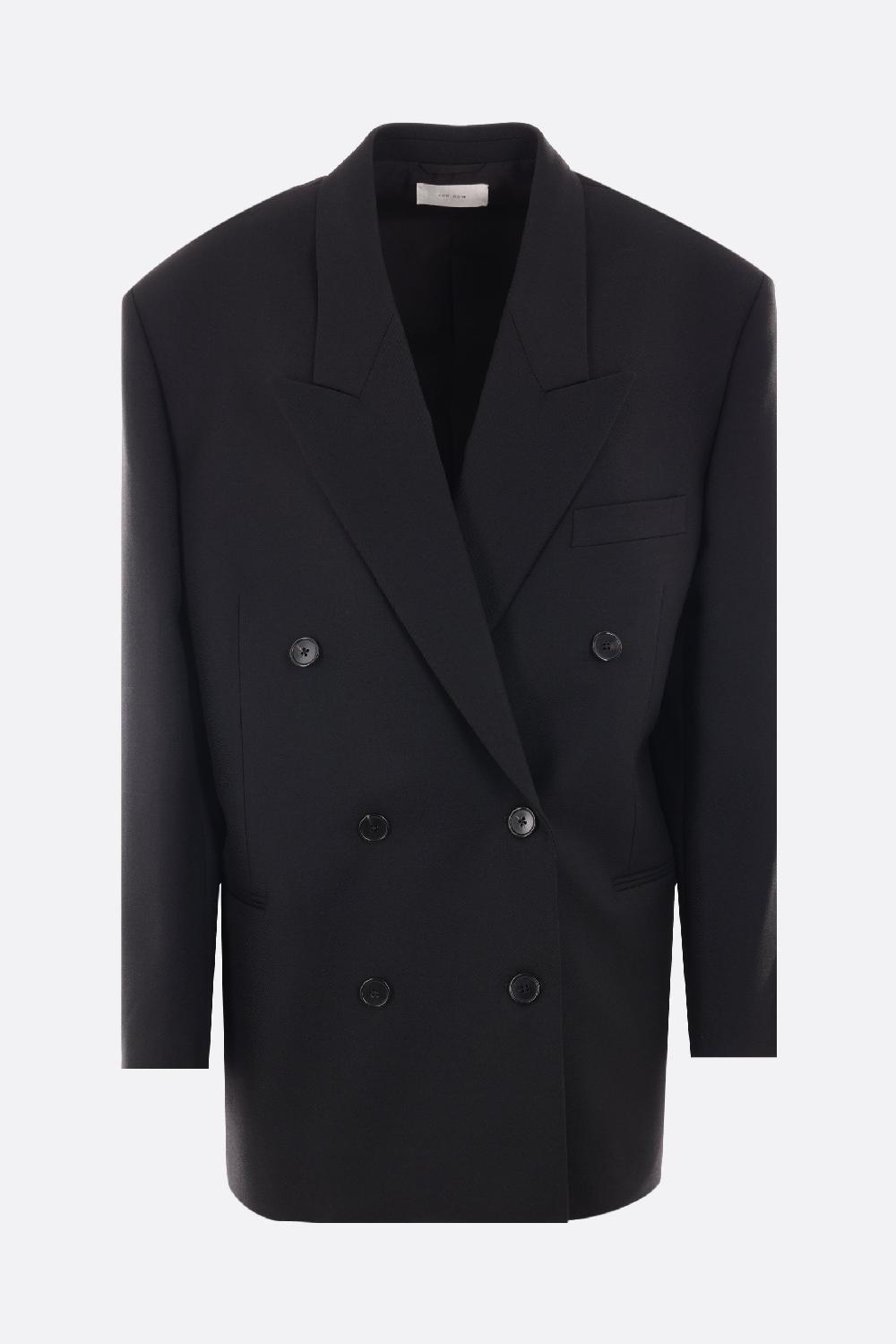 THE ROW giacca oversize Timoty in lana