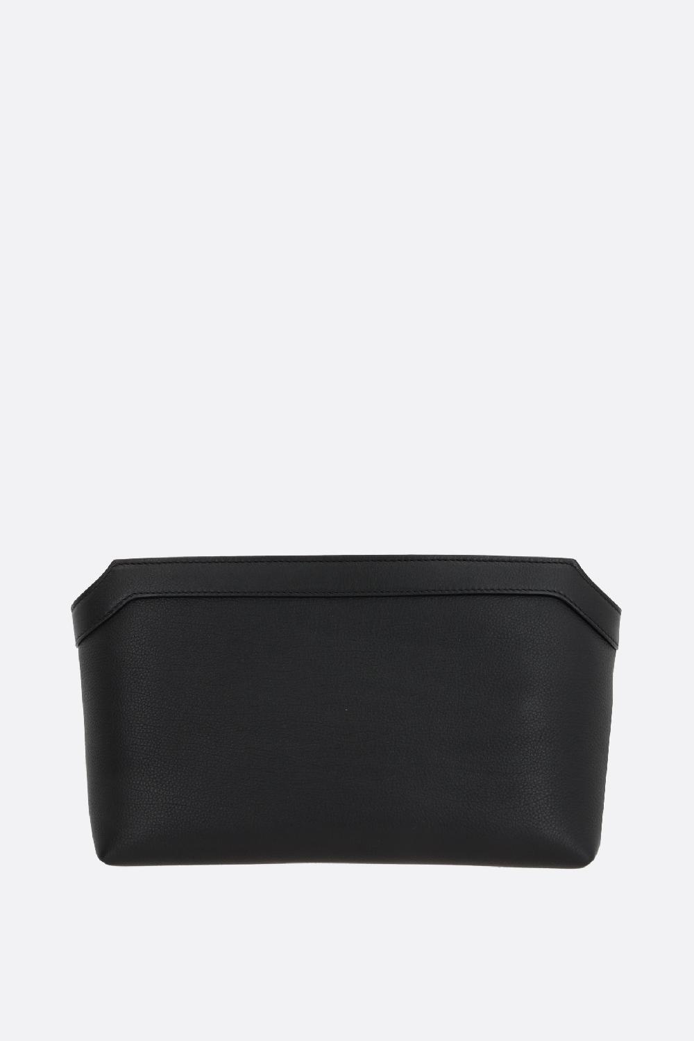 THE ROW Pouch Terrasse In Pelle Martellata