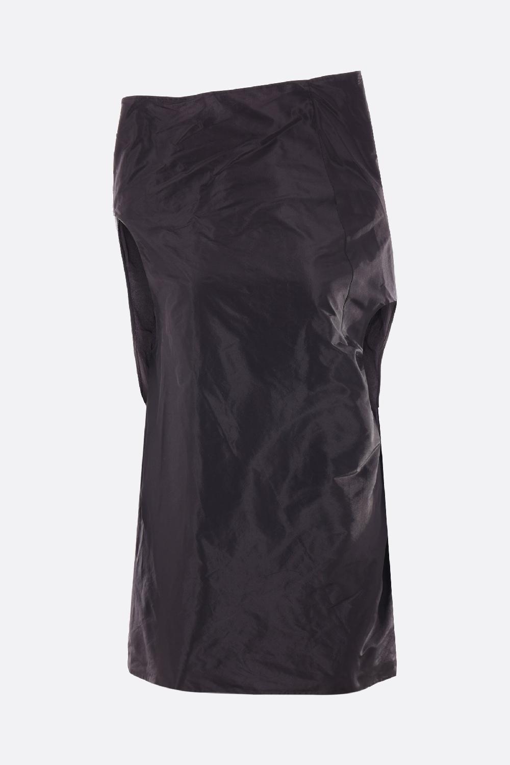 THE ROW top smanicato Aria in organza