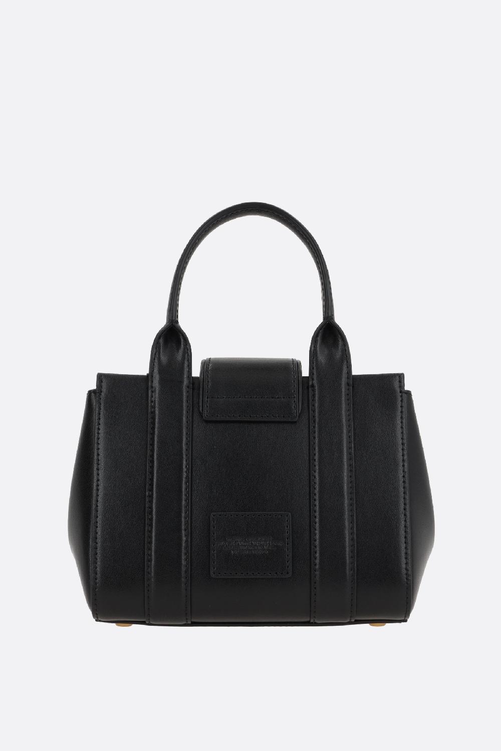 MARC JACOBS The Turnlock Crossbody Tote Bag In Pelle Liscia
