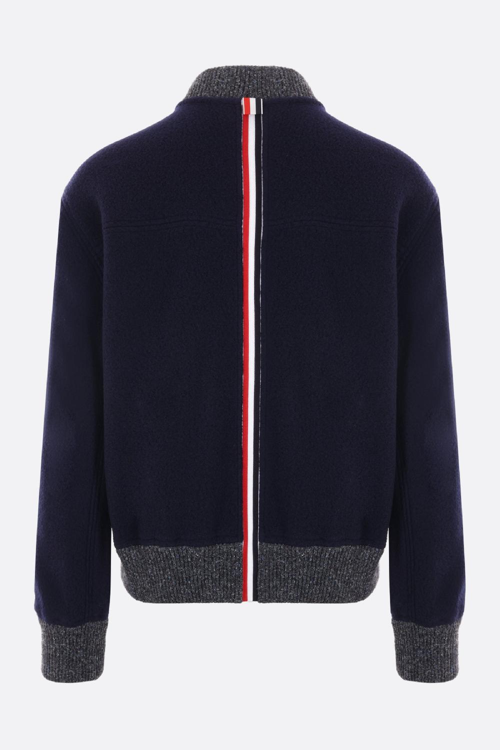 THOM BROWNE Bomber In Pile Di Lana