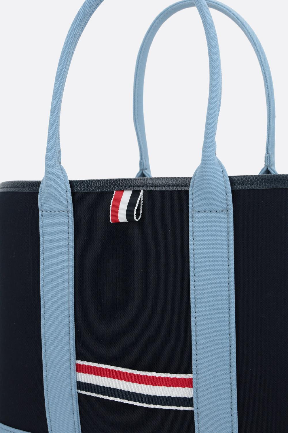THOM BROWNE Borsa Tote Interlock Small In Canvas