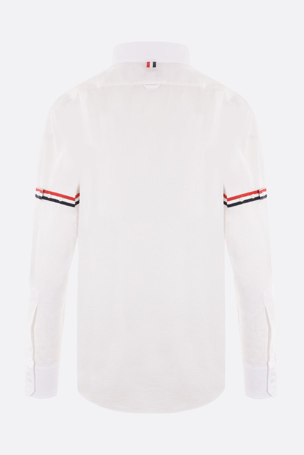 THOM BROWNE Camicia In Seersucker