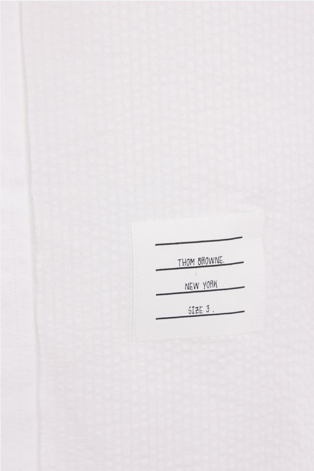THOM BROWNE Camicia In Seersucker