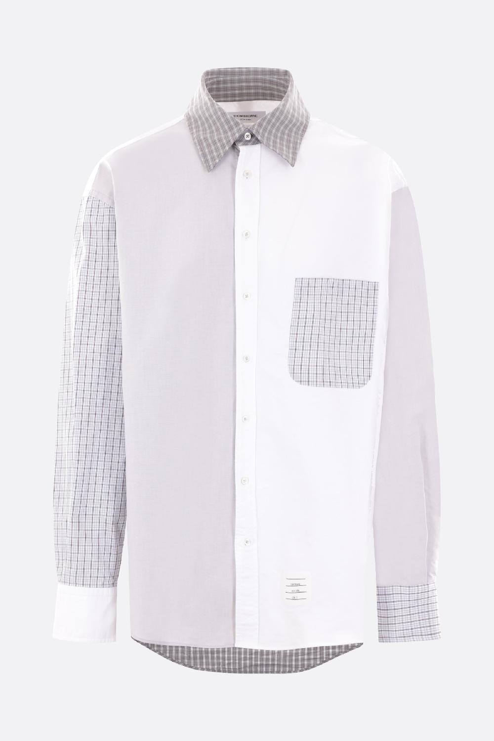 THOM BROWNE camicia oversize Funmix in Oxford