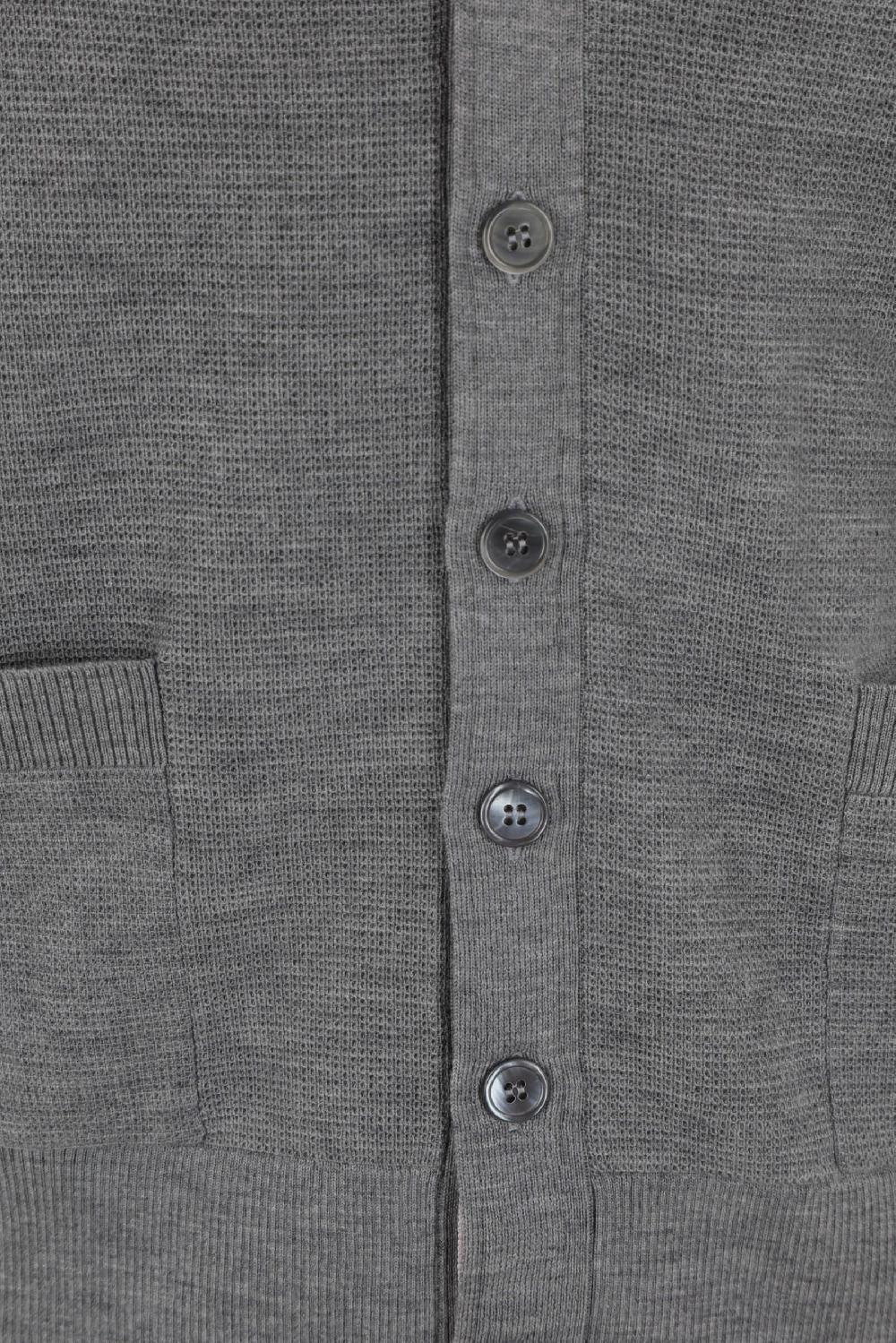 THOM BROWNE Cardigan In Lana 4bar