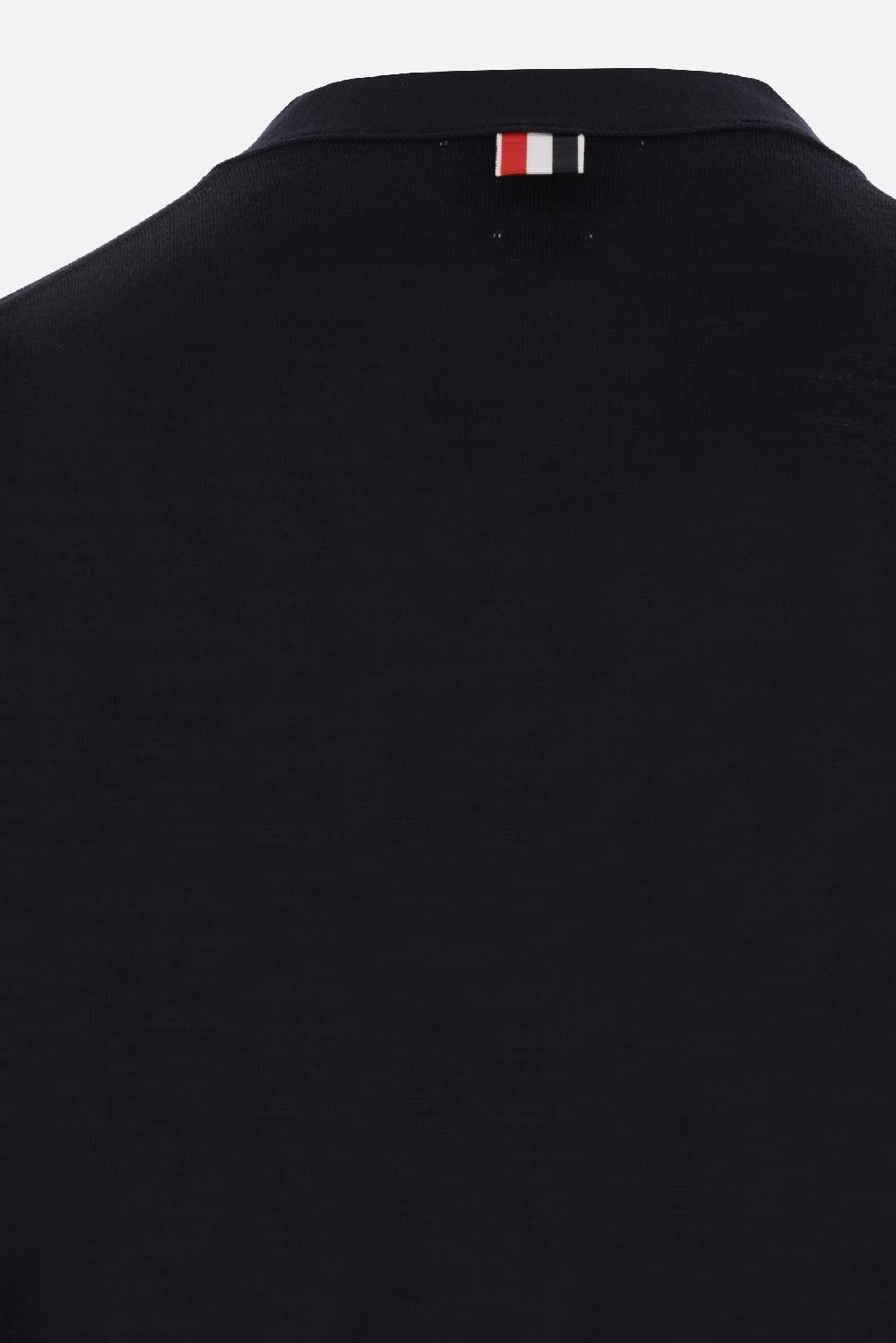 THOM BROWNE Cardigan In Lana