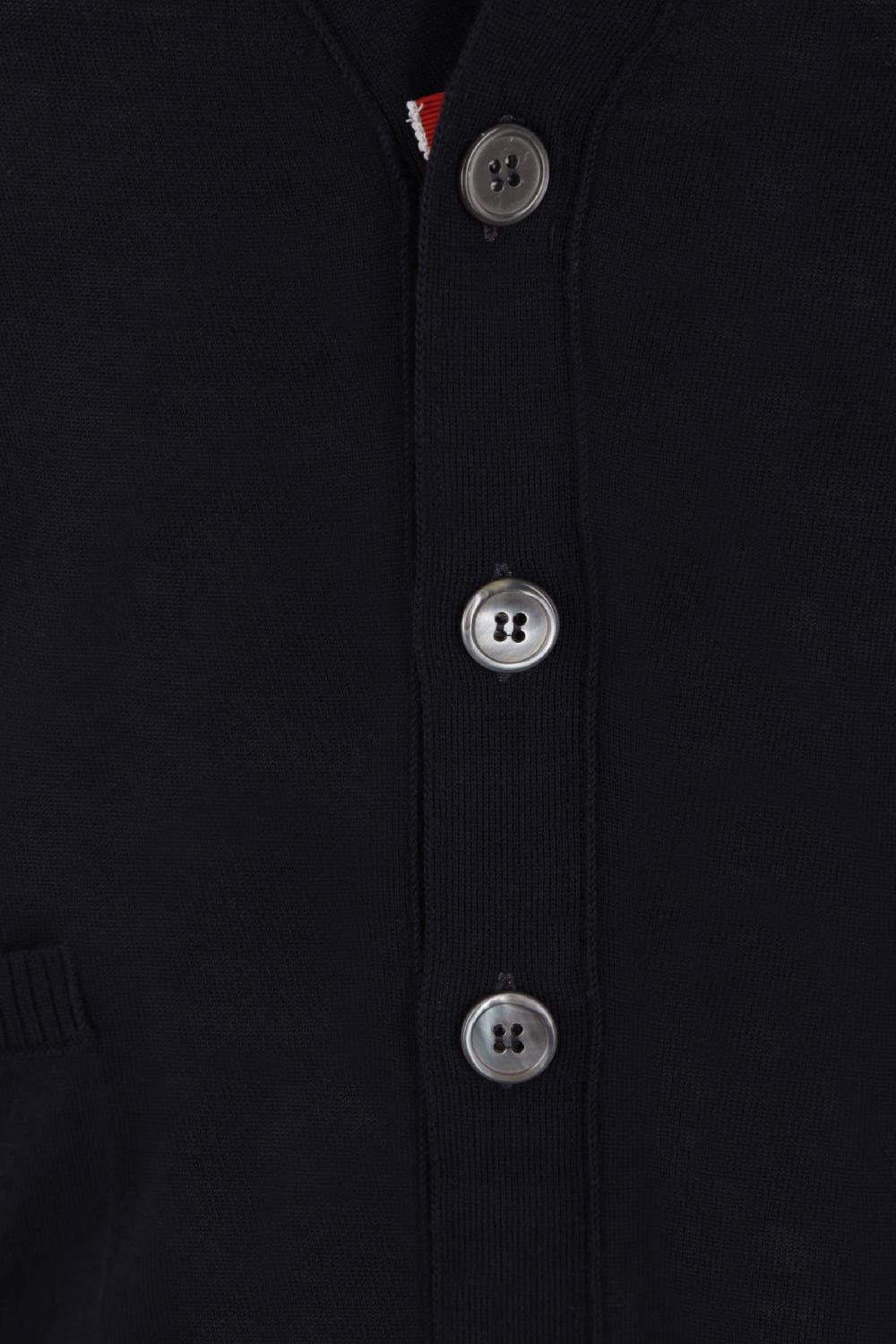 THOM BROWNE Cardigan In Lana