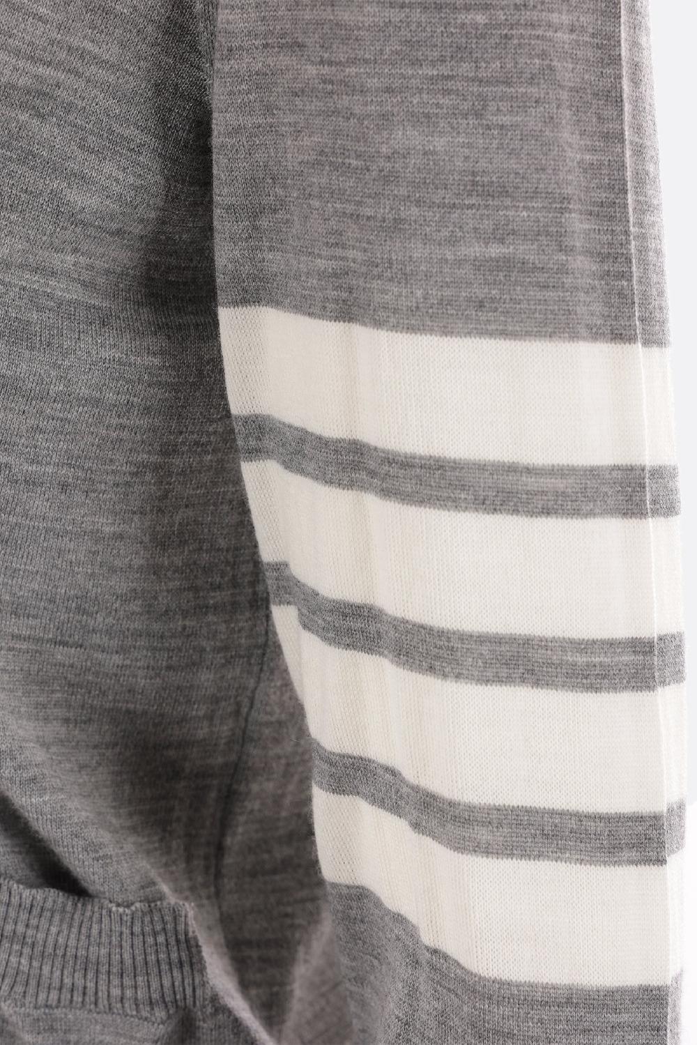 THOM BROWNE Cardigan In Lana