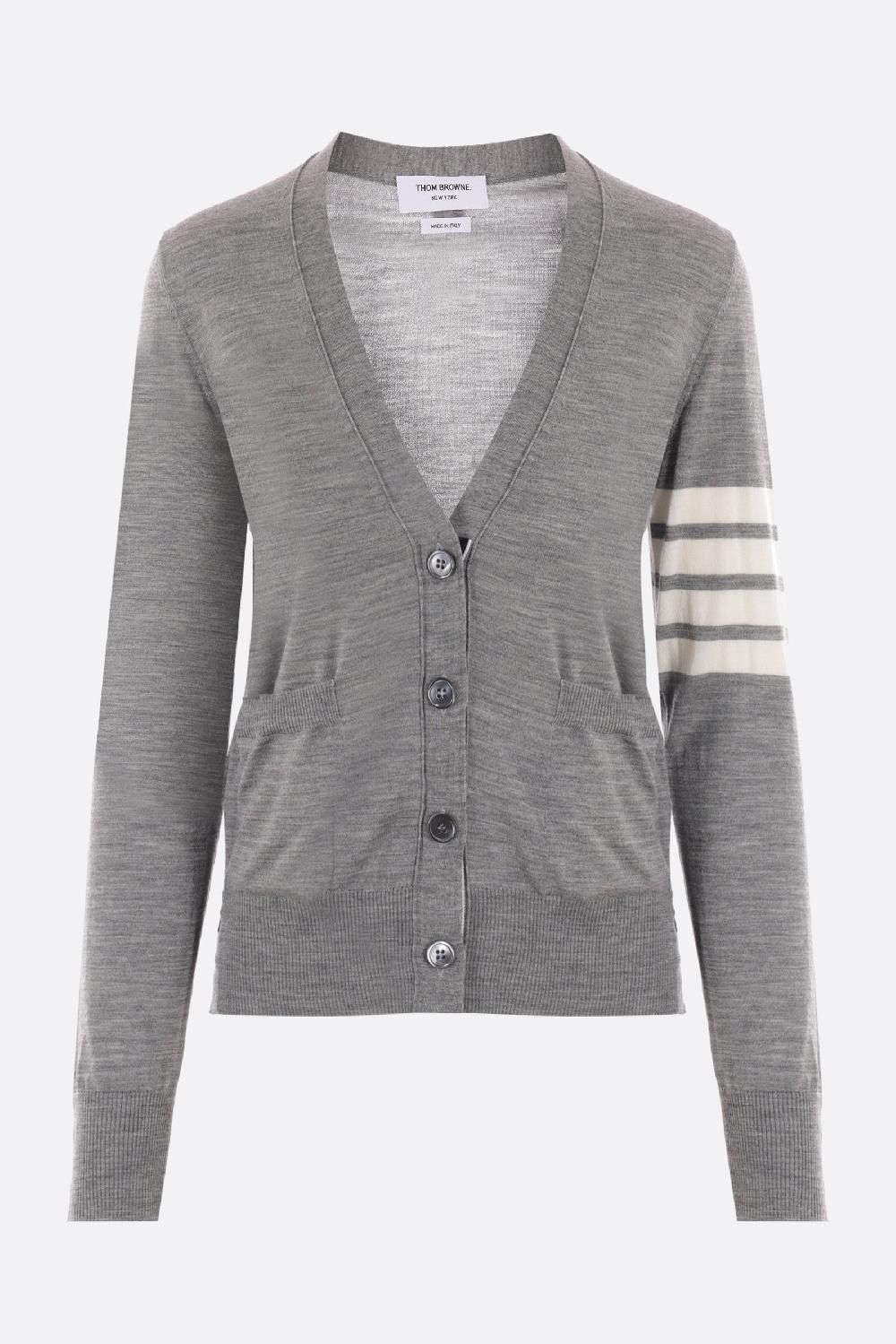 THOM BROWNE cardigan in lana