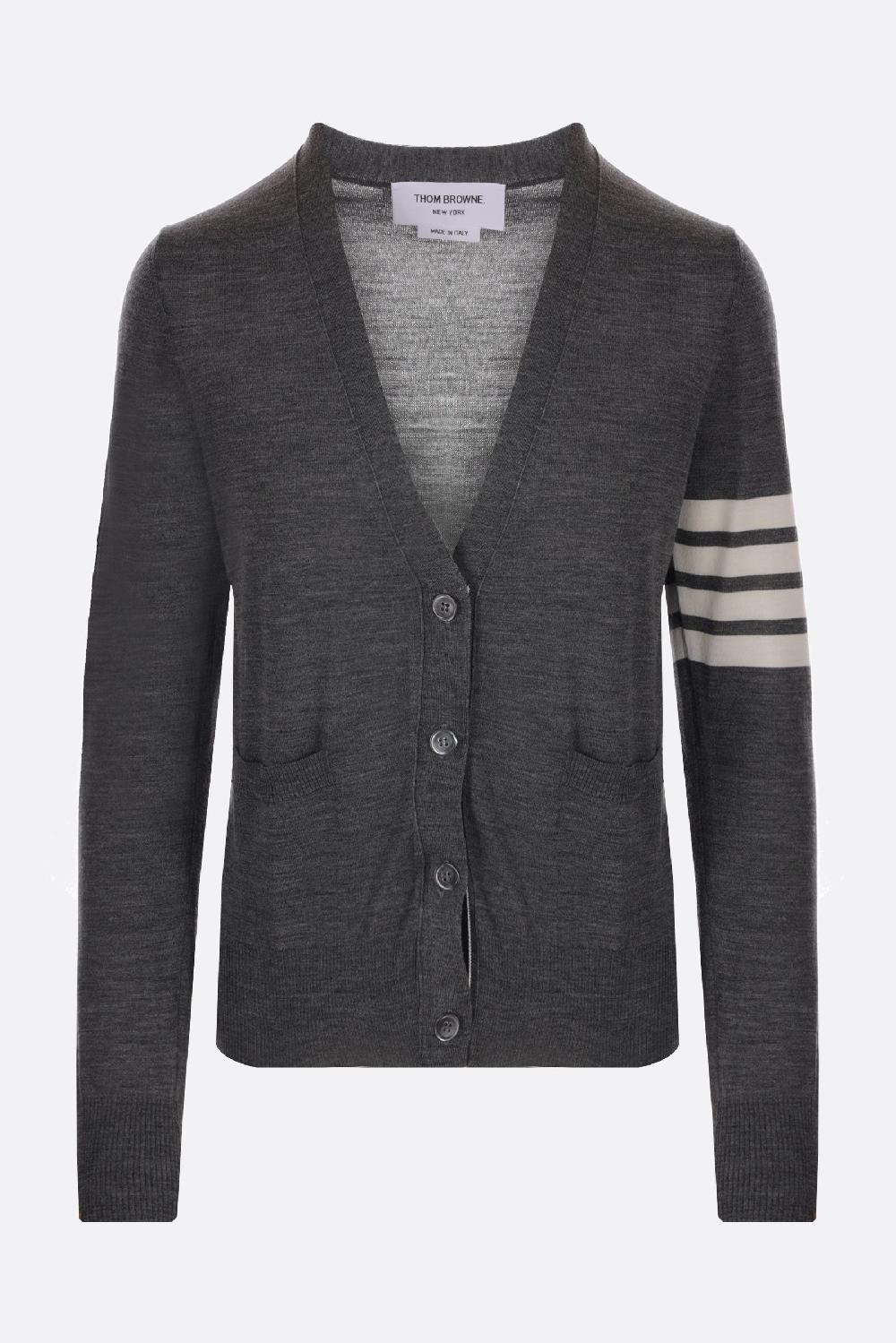 THOM BROWNE cardigan in lana
