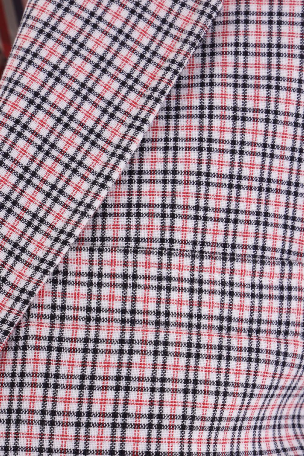 THOM BROWNE Giacca Monopetto In Crepe Di Cotone