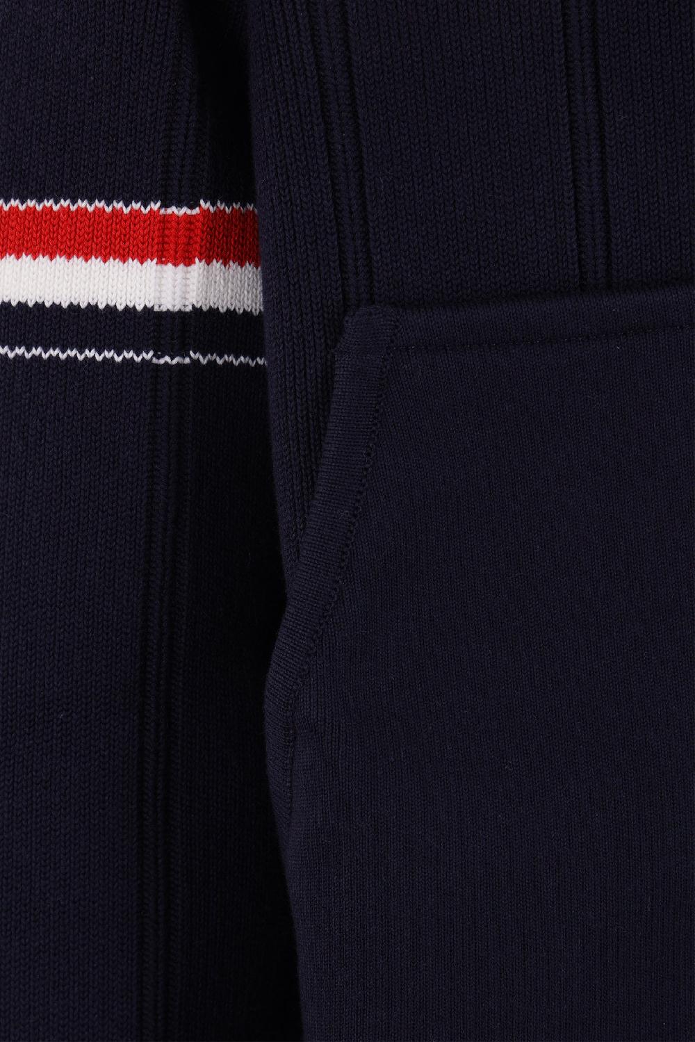 THOM BROWNE Giubbotto In Maglia Di Lana