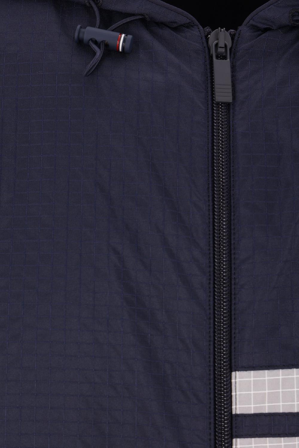 THOM BROWNE Giubbotto Smanicato In Ripstop 4bar