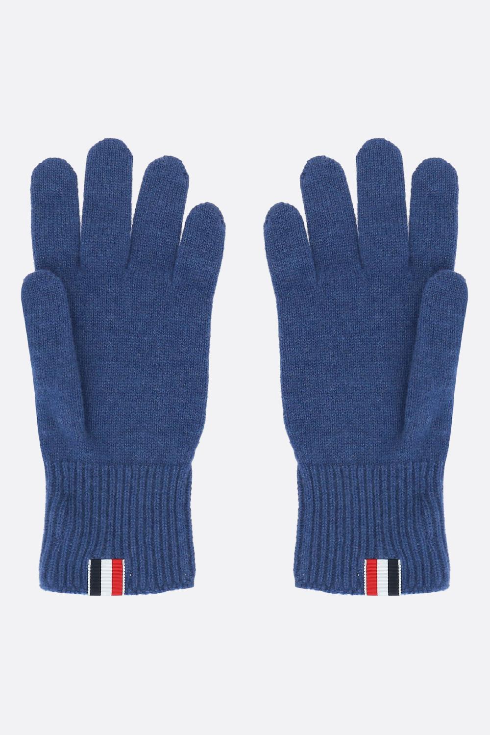 THOM BROWNE Guanti In Lana Intarsio 4-Bar