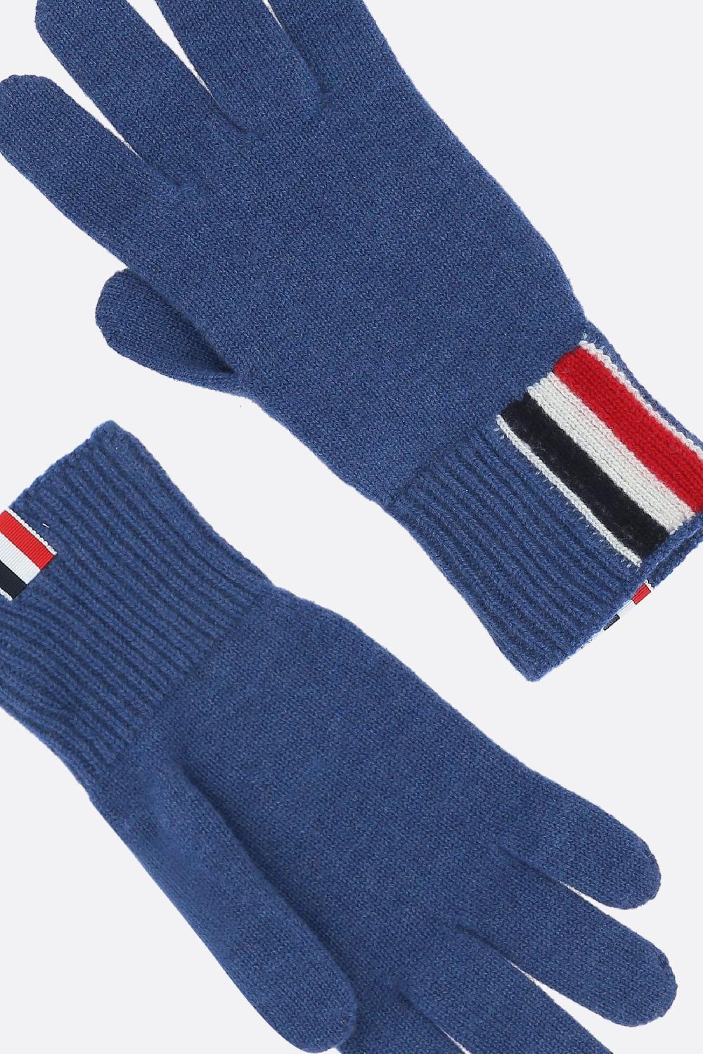 THOM BROWNE Guanti In Lana Intarsio 4-Bar