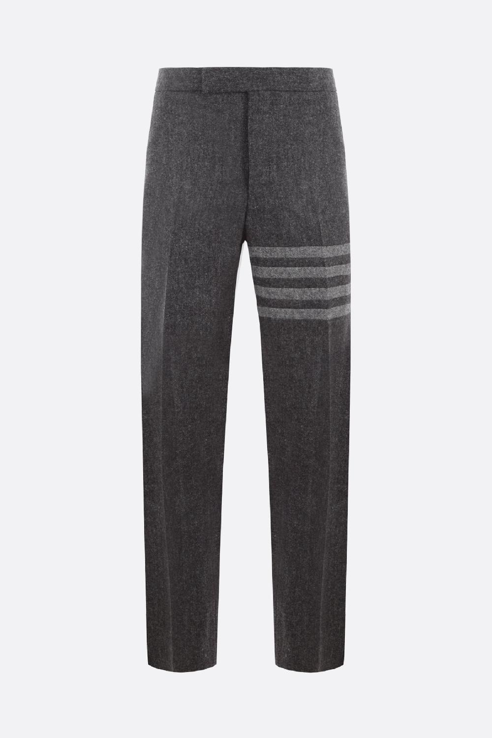 THOM BROWNE pantalone a gamba dritta in lana 4bar