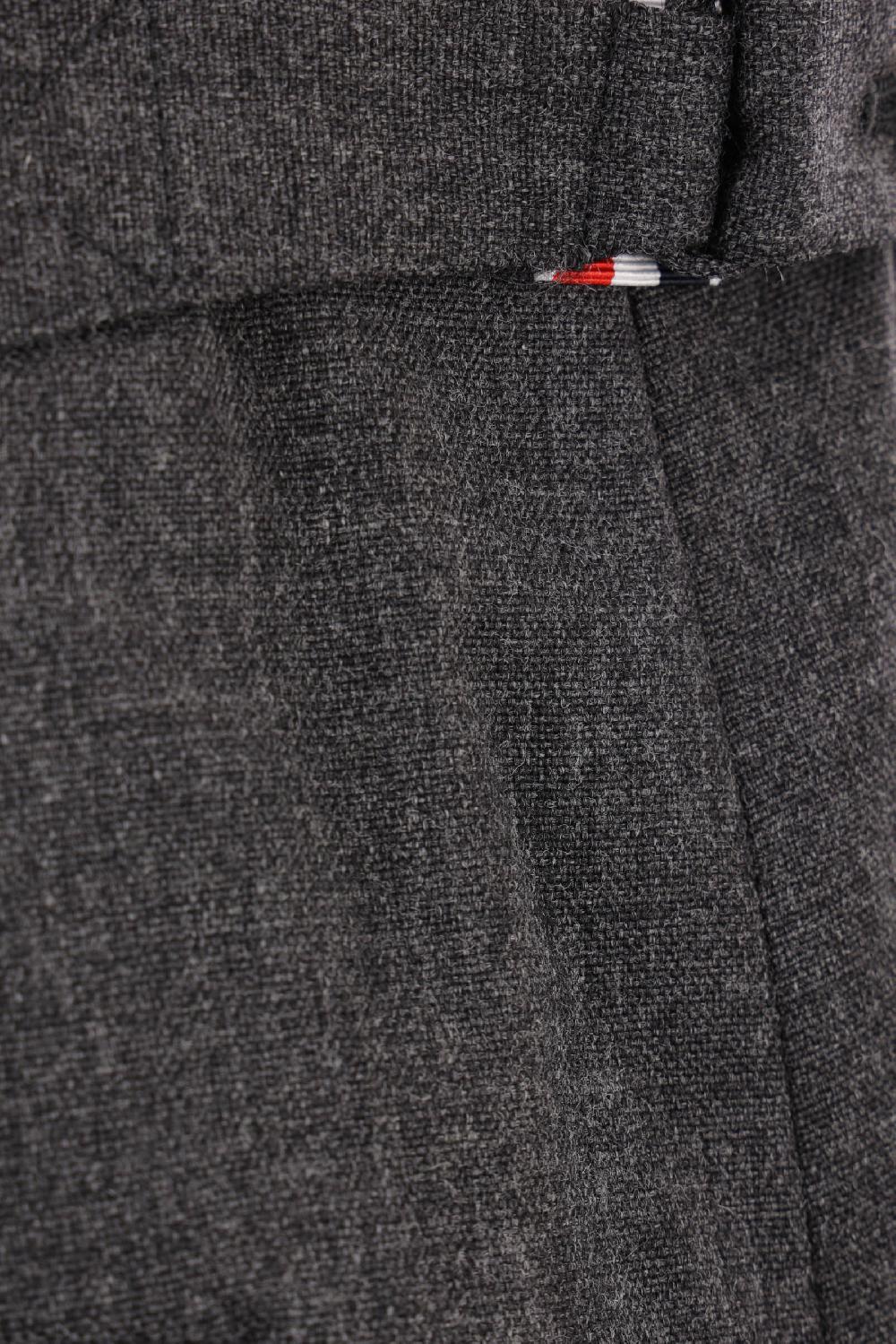 THOM BROWNE Pantalone A Gamba Larga In Lana