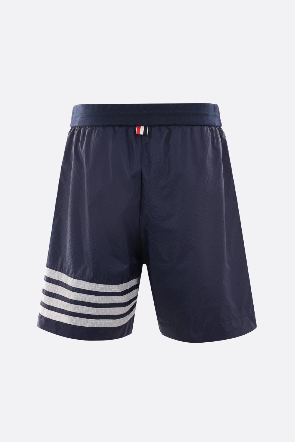 THOM BROWNE Pantalone Corto In Nylon Ripstop