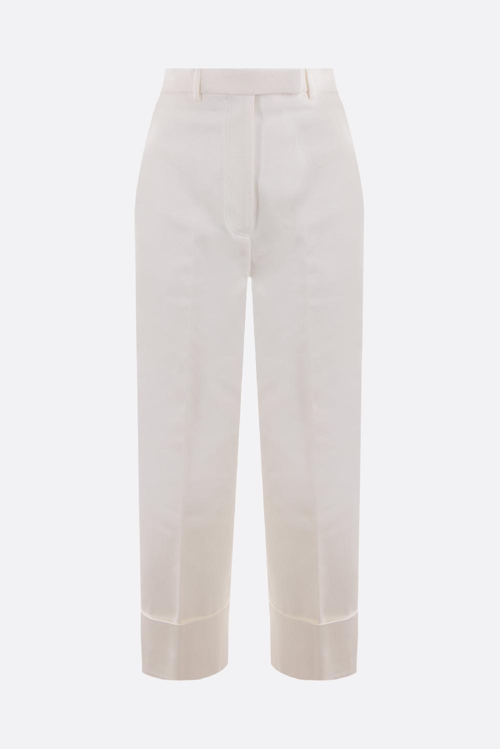 THOM BROWNE pantalone in canvas