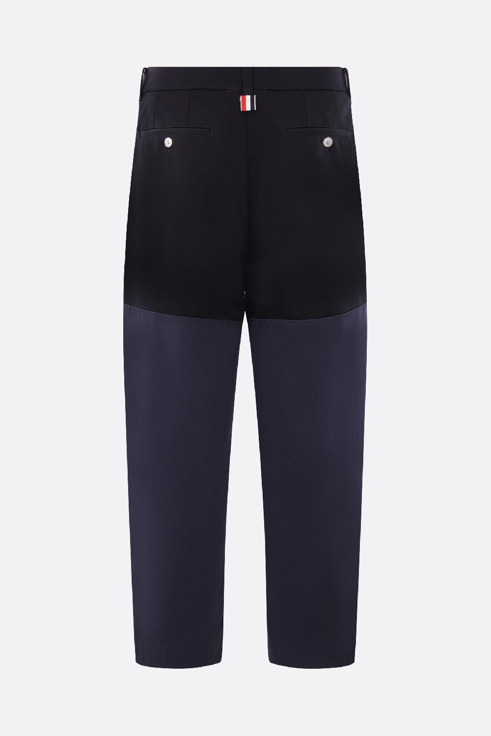 THOM BROWNE Pantalone In Patchwork Di Cotone