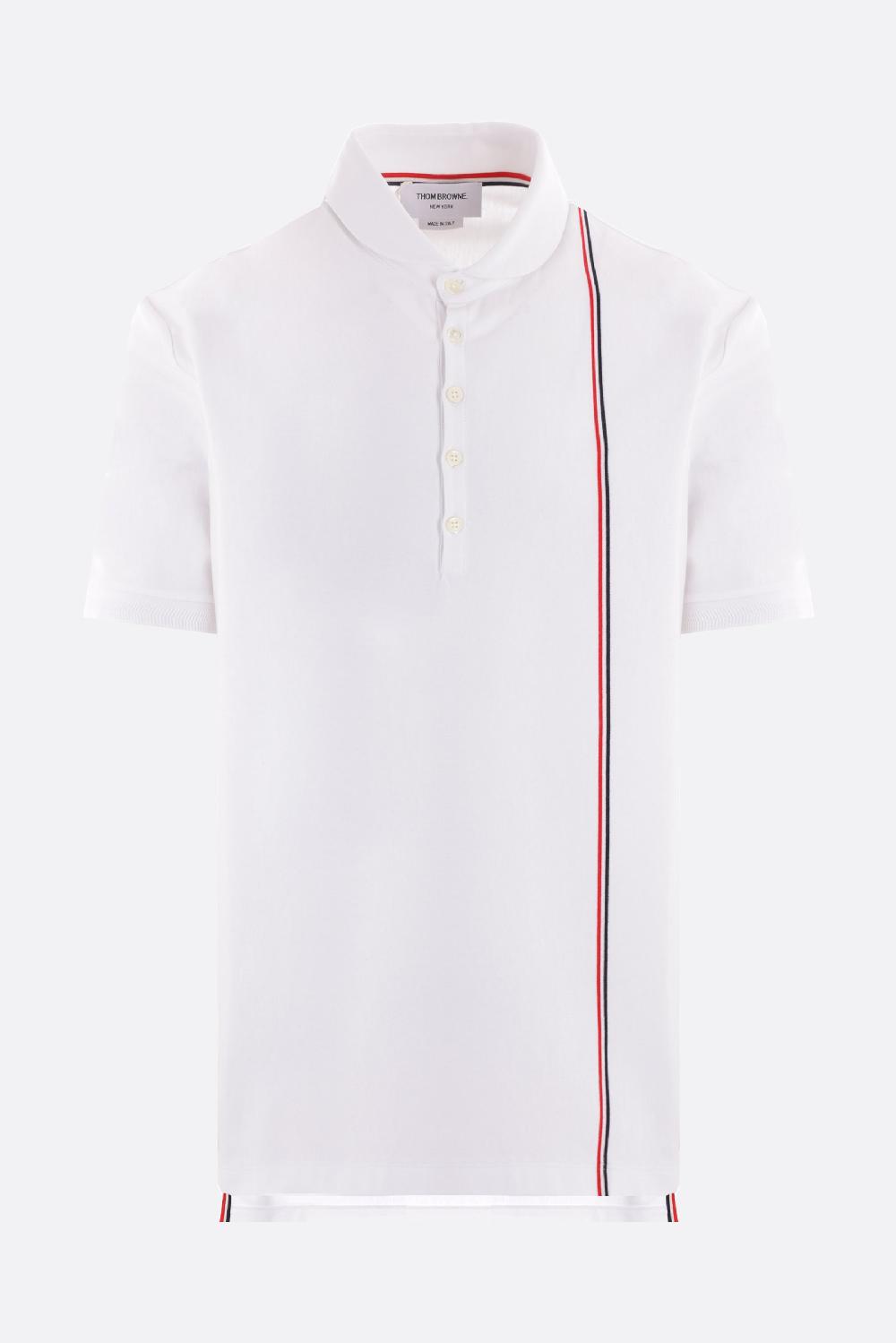 THOM BROWNE polo in jersey