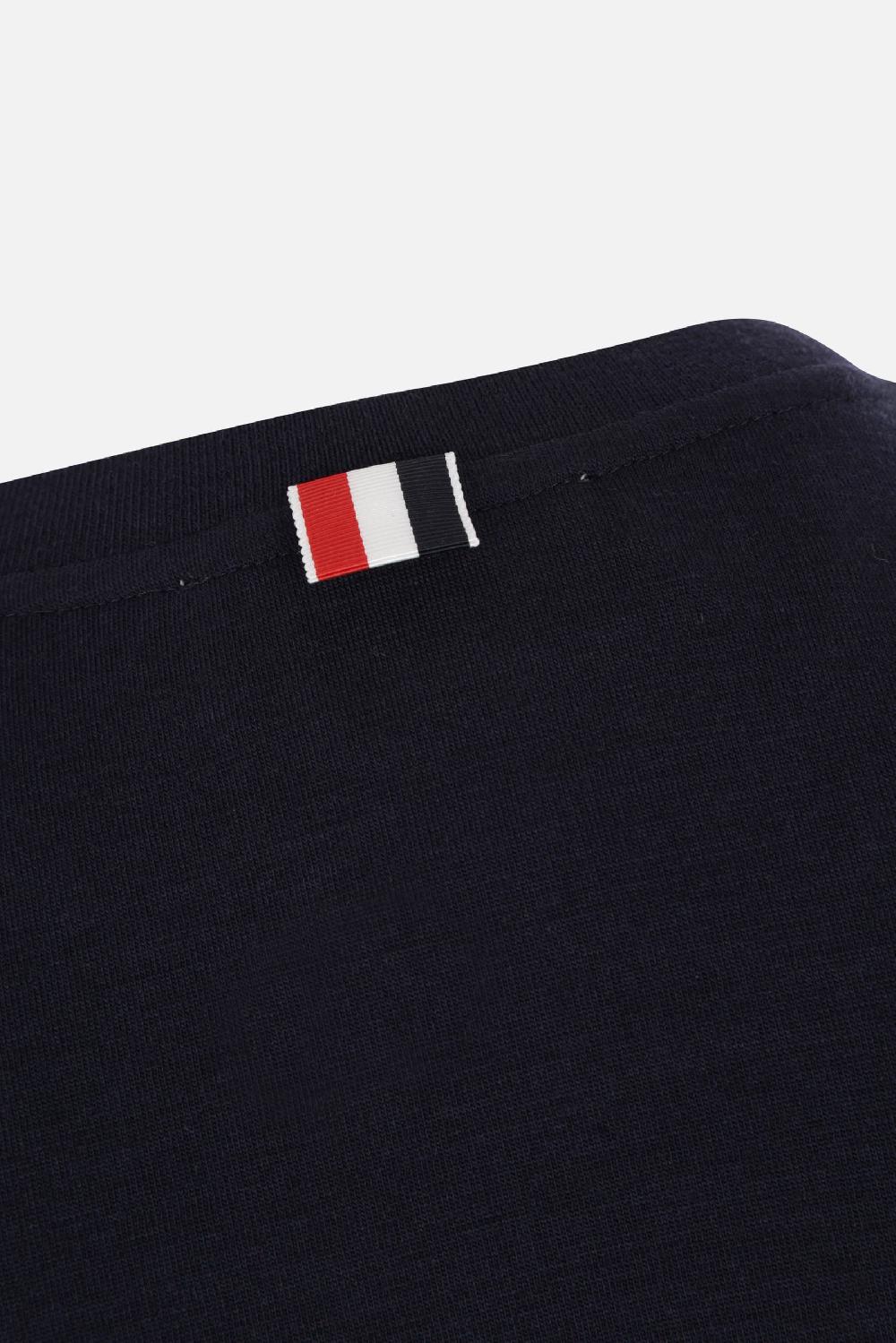THOM BROWNE T-shirt In Lana Stretch 4bar