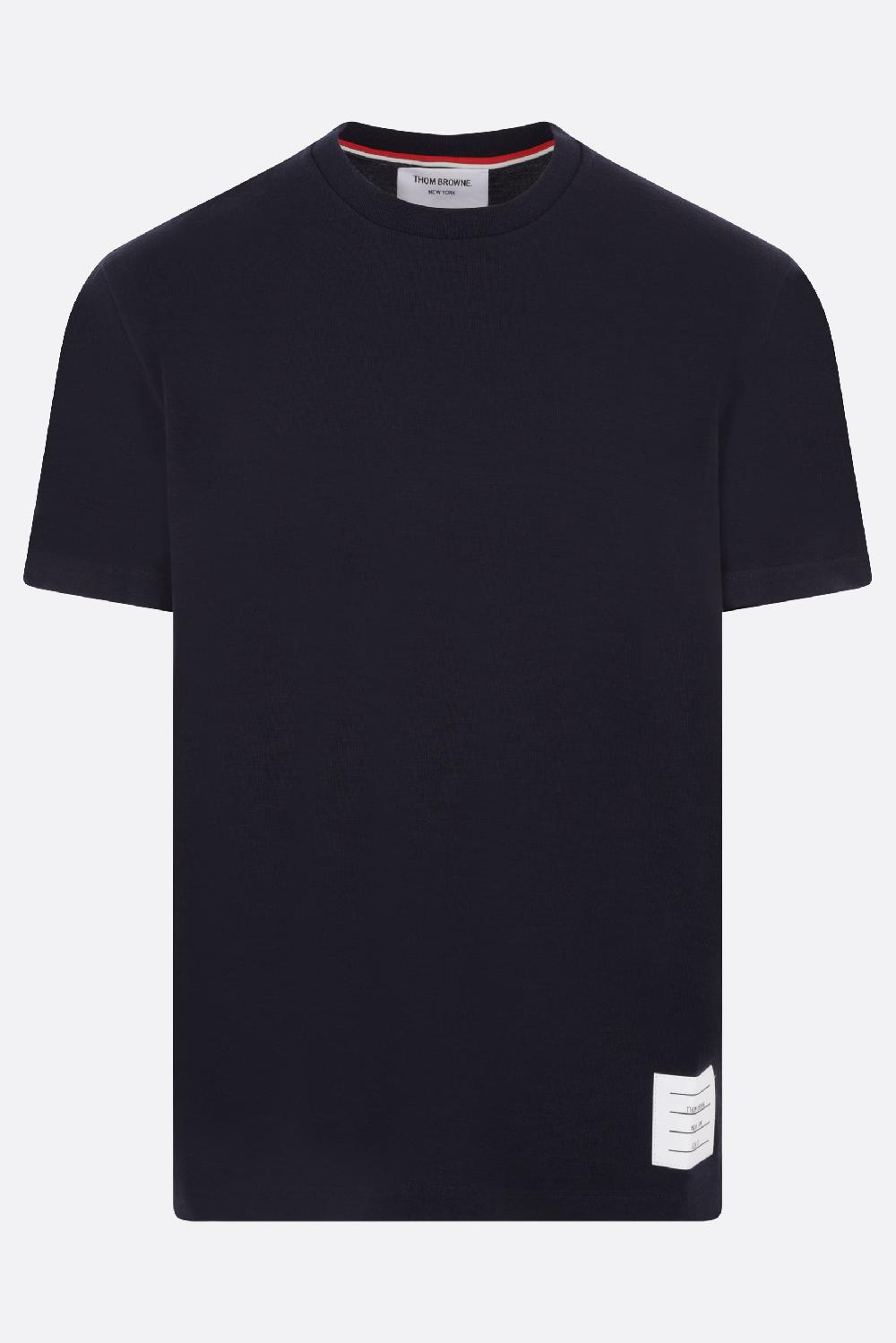THOM BROWNE t-shirt in lana stretch 4bar