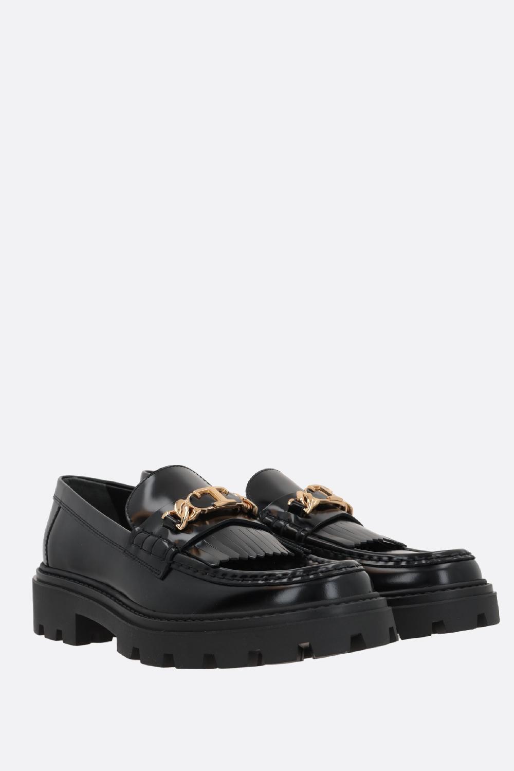 TOD'S Mocassino In Pelle Spazzolata Con Frange