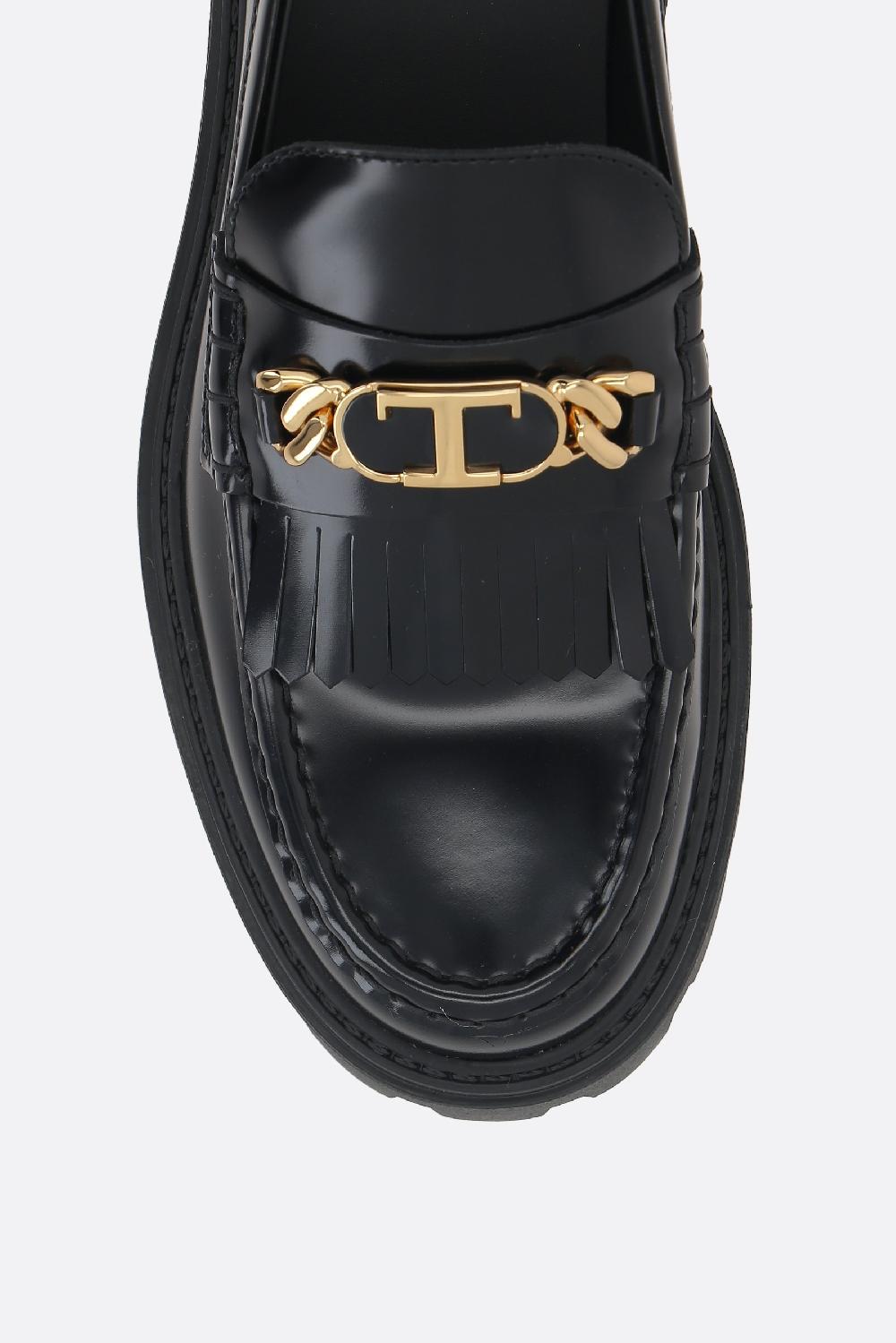 TOD'S Mocassino In Pelle Spazzolata Con Frange